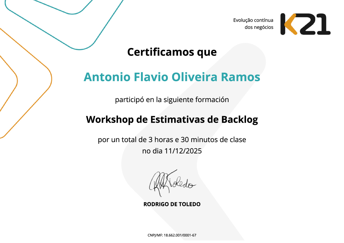 Certificado K21
